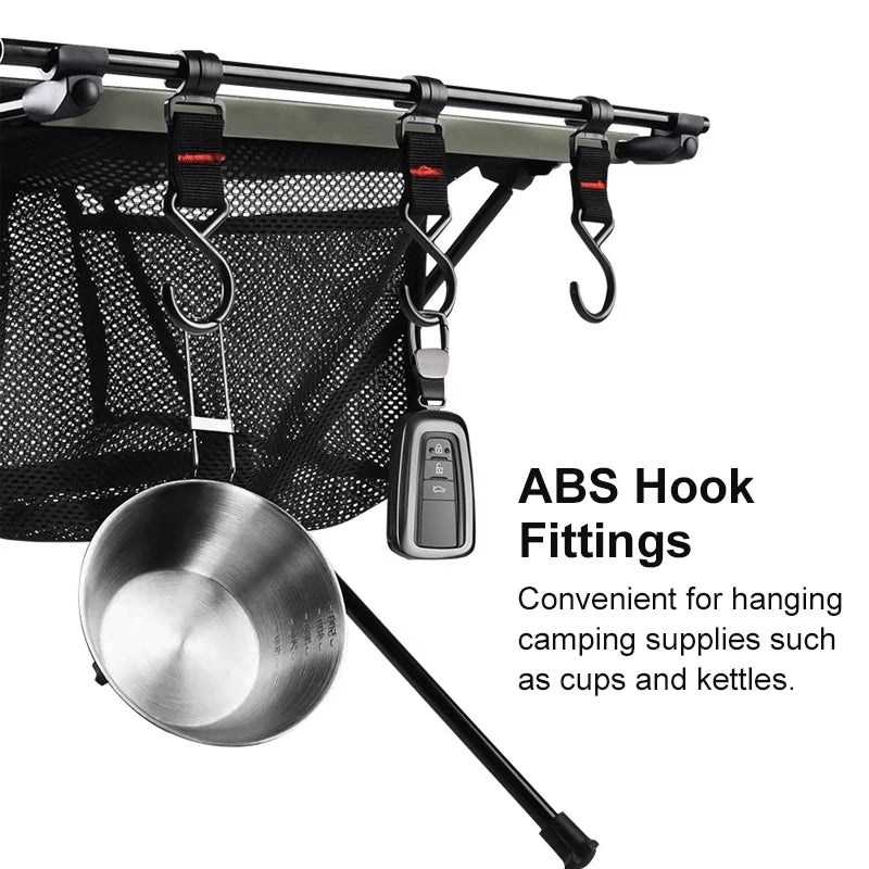 Westtune Folding Camping Table Aluminum Lightweight Portable Table with Storage Mesh Bag for Outdoor Picnic BBQ and Hiking - A to Z Outdoor Store