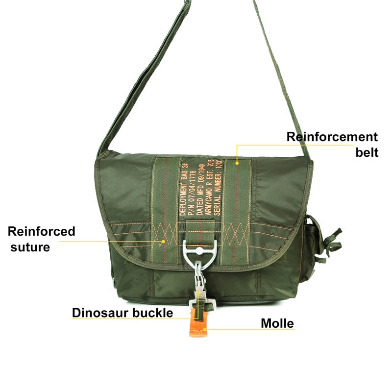 Tactical Shoulder Sling Bag Nylon Waterproof Outdoor Chest Pack for Men Trekking Camping Daypack - A to Z Outdoor Store