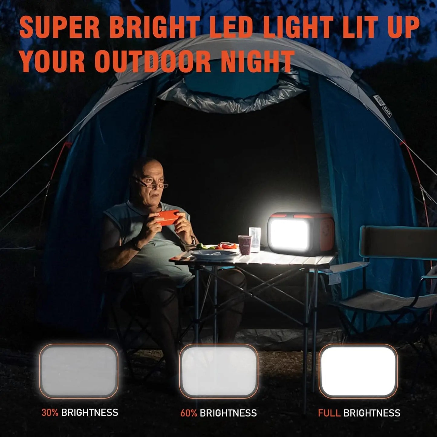 600W 300W 200W Portable Power Station 110V AC Outlets Solar Generator Energy Storage Power Bank for Camping Travel RV Home - A to Z Outdoor Store