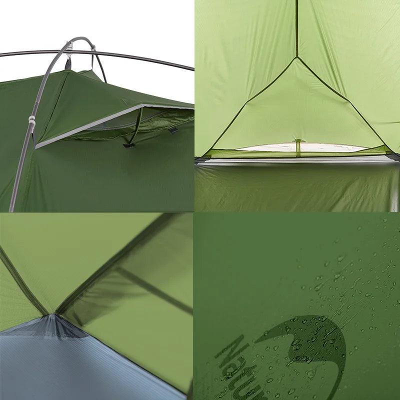 Naturehike VIK Ultralight Camping Tent for 1 Person and 2 Person Waterproof Portable Travel Tent - A to Z Outdoor Store