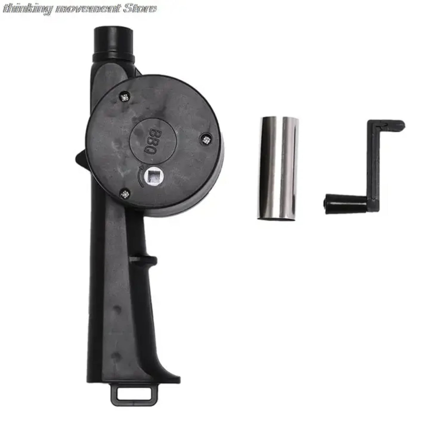 1PC Outdoor Cooking BBQ Fan Air Blower Hand Crank Tool for Barbecue Fire Camping Picnic - A to Z Outdoor Store