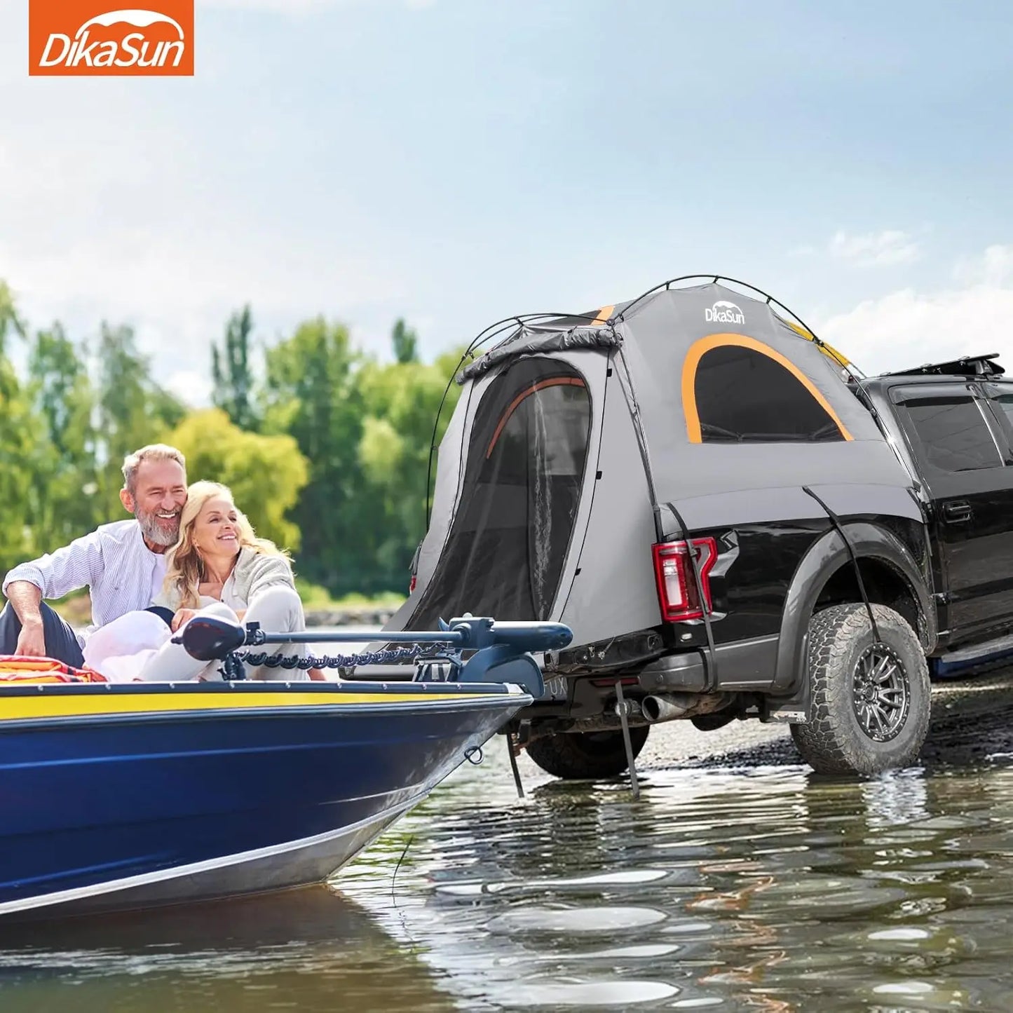 Pickup Truck Bed Tent Double Layer 10 Minute Quick Setup Tear Resistant Truck Tent - A to Z Outdoor Store