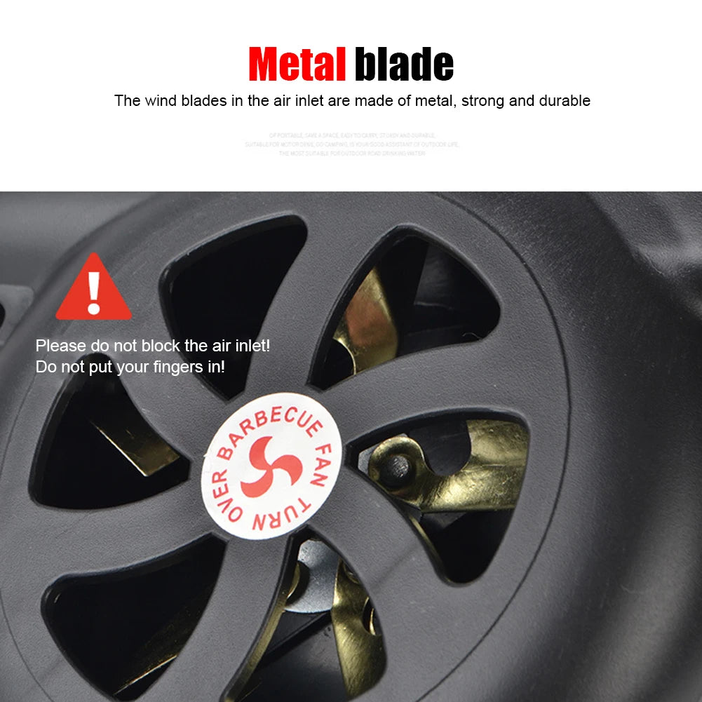 Cooking BBQ Air Blower Manual Hand Crank Fire Bellows Outdoor Grill Tool for Camping and Picnic - A to Z Outdoor Store