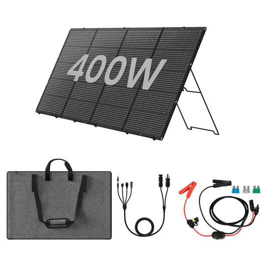 Hot Portable Solar Panel 400W Foldable Lightweight ETFE Kit for Camping Travel Power Bank - A to Z Outdoor Store