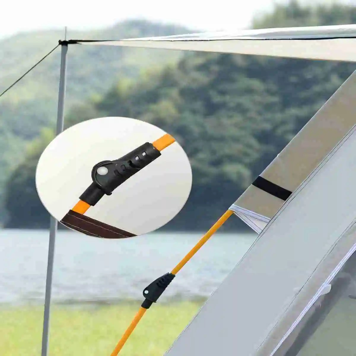 Outdoor Shelter Sunshade Self-driving Travel Camping Tent Reactive Outdoor Camping Tent with Two Doors and Two Windows - A to Z Outdoor Store