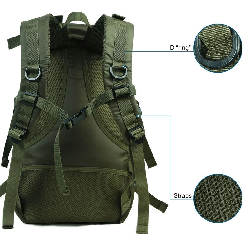 Travel Hiking Backpack Lightweight Waterproof Daypack for Men Unisex Camping Trekking Outdoor Sports - A to Z Outdoor Store