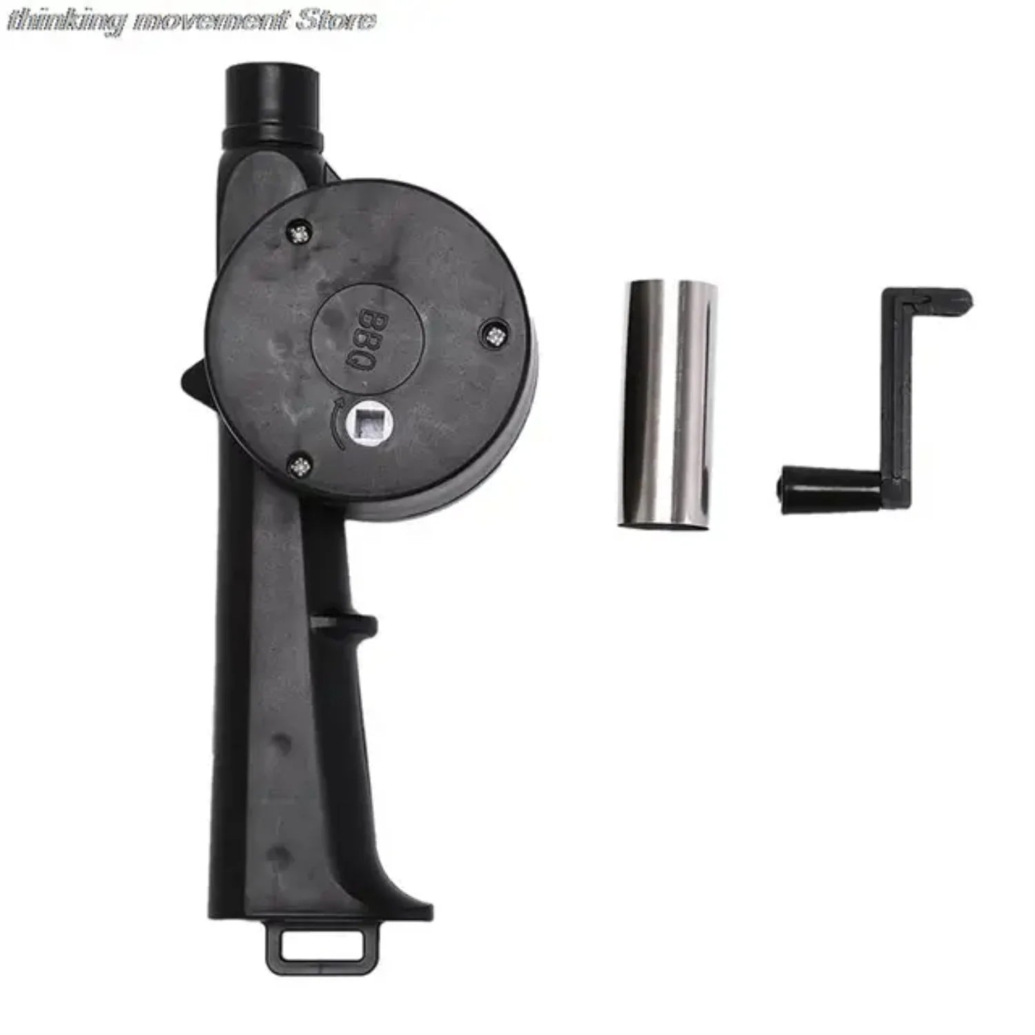 1PC Outdoor Cooking BBQ Fan Air Blower Hand Crank Tool for Barbecue Fire Camping Picnic - A to Z Outdoor Store